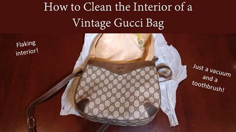 how to clean the inside of your gucci purse|how to maintain luxury bags.